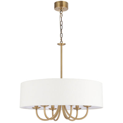 Shiron 6 Pendant Light Large — Brass