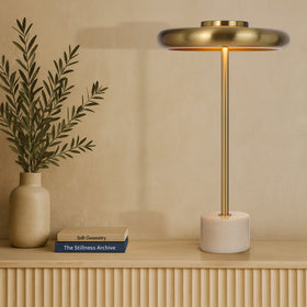 Sisby LED Table Lamp — lifestyle