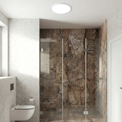 Sky LED Dimmable Round Oyster — lifestyle
