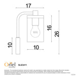 Oriel RAYMONT WALL LIGHT