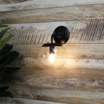 Oriel NEWTON WALL LIGHT BK lifestyle