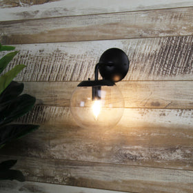 Oriel NEWTON WALL LIGHT BK lifestyle