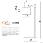 Oriel ARI DESK LAMP BK