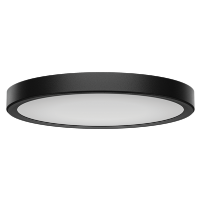 Domus SLENDA Round 250mm 8/13W LED Oyster - Black