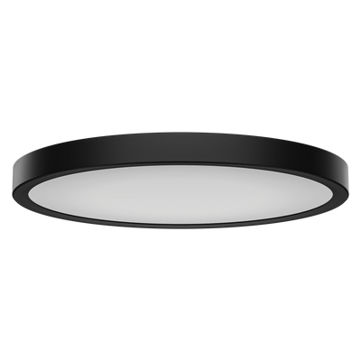 Domus SLENDA Round 300mm 12/18W LED Oyster - Black