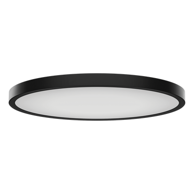 Domus SLENDA Round 400mm 15/24W LED Oyster - Black