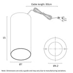 Sova 70Mm LED Surface Mounted Downlight Dimmable