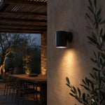 Stina Single Exterior LED Wall Light — lifestyle