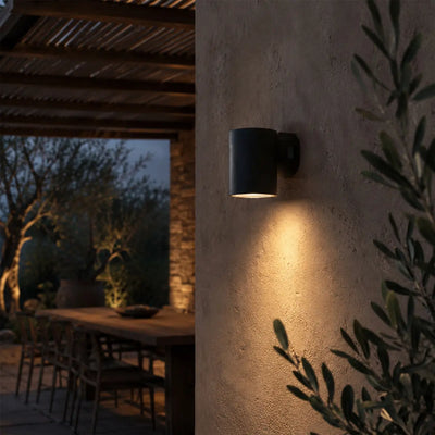 Stina Single Exterior LED Wall Light — lifestyle