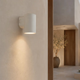Stina Single Exterior LED Wall Light — lifestyle