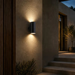 Stina Up-Down Exterior LED Wall Light — lifestyle