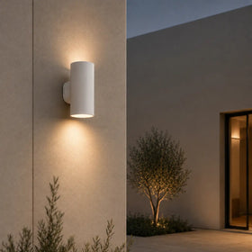Stina Up-Down Exterior LED Wall Light — lifestyle