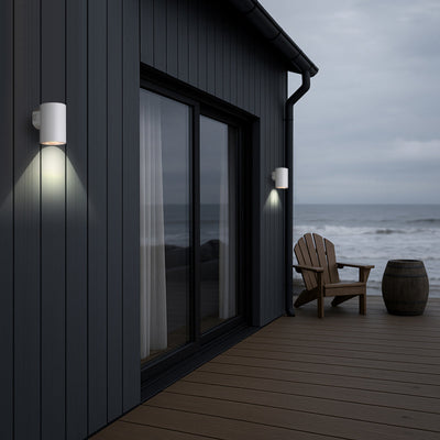Stina Single Exterior LED Wall Light — lifestyle