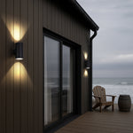 Stina Up-Down Exterior LED Wall Light — lifestyle