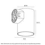 Stina Single Exterior LED Wall Light