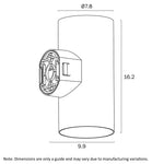 Stina Up-Down Exterior LED Wall Light