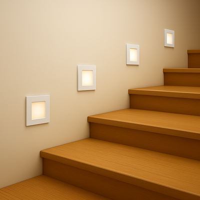 STOW SQUARE STAIR LIGHT 3CCT — lifestyle