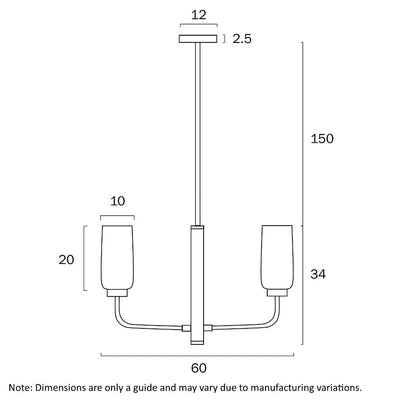 Sebring Pendant Light 4Lt