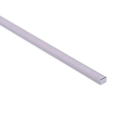 Shallow Square Aluminium Profile 10x7mm in Silver Havit Commercial - HCP-4111007