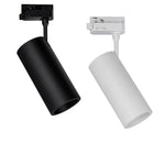 Single Circuit LED Track Light 20w Dimmable in Black or White Havit Commercial - HCP-1022001, HCP-1032001