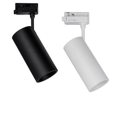 Single Circuit LED Track Light 20w Dimmable in Black or White Havit Commercial - HCP-1022001, HCP-1032001