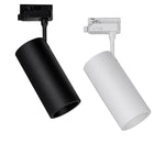 Single Circuit LED Track Light 30w Dimmable in Black or White Havit Commercial - HCP-1023001, HCP-1033001