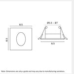 Snap LED Stair/Step Light Square