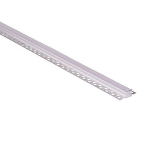 Square Gyprock Aluminium Profile 50x15mm in Silver Havit Commercial - HCP-4915015 