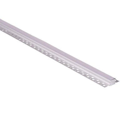 Square Gyprock Aluminium Profile 50x15mm in Silver Havit Commercial - HCP-4915015 