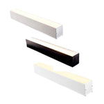 Square Suspended Aluminium Profile Small/Medium/Large IP20 in Silver/Black/White Havit Commercial