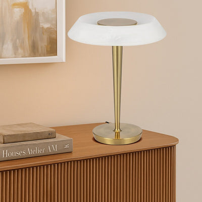 Teatro LED Table Lamp Antique Gold, Nickel TEATRO TL Te — lifestyle
