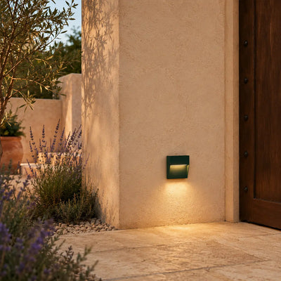 Terin 24V Exterior Square Wall Light — lifestyle
