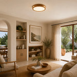 Thalia 50Cm 36W LED Oyster Step Dimmable Ceiling Light — lifestyle