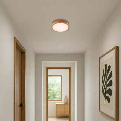 Thalia 30Cm 12W LED Oyster Step Dimmable Ceiling Light — lifestyle