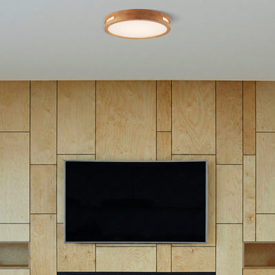 Thalia 40Cm 24W LED Oyster Step Dimmable Ceiling Light — lifestyle