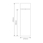 Domus THOR-PRO 23W TRIO Dim 36° S/Mount