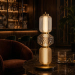 Torso LED Table Lamp Black, Brass TORSO TL Telbix Lighting — lifestyle