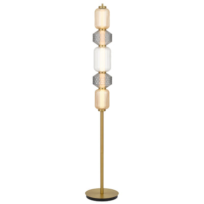 Torso LED Floor Lamp 26w in Black or Brass