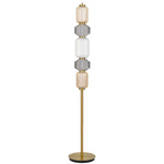 Torso LED Floor Lamp 26w in Black or Brass