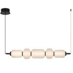 Torso LED Pendant Lamp 5Lt 26w in Black or Brass