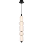Torso LED Pendant Lamp 5Lt 26w in Black or Brass