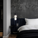 Torso Indoor LED Wall Light in Black or Brass — lifestyle