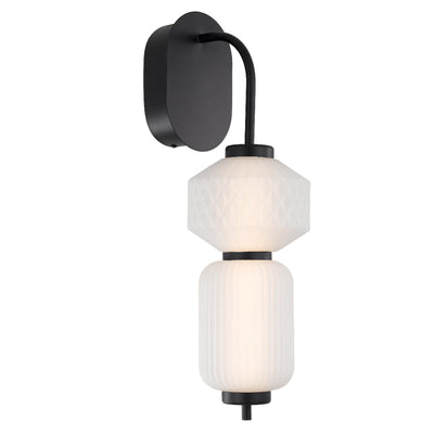Torso Indoor LED Wall Light in Black or Brass
