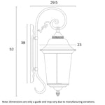 Tremont Outdoor Wall Light in Black