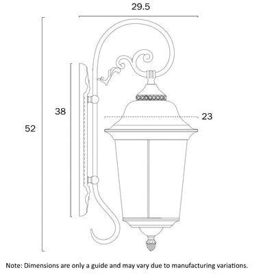 Tremont Outdoor Wall Light in Black
