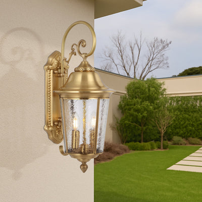 Tremont Outdoor Wall Light in Black — lifestyle