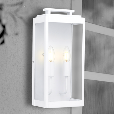 TRUMAN 2 LIGHT EXTERIOR WALL LIGHT — lifestyle