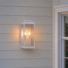 TRUMAN 2 LIGHT EXTERIOR WALL LIGHT — lifestyle