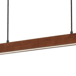 Truso LED Pendant Light CCT 30w Black & Walnut