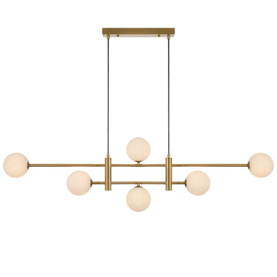 Tyson 6 Pendant Light — Opal Matt